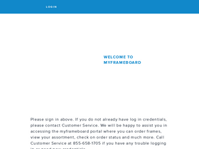 'myframeboard.com' screenshot
