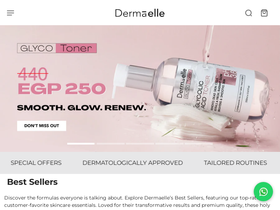 e-dermaelle.com homepage screenshot