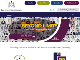 'myositis.org' screenshot