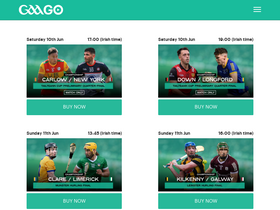 'gaago.ie' screenshot
