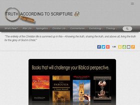 'truthaccordingtoscripture.com' screenshot