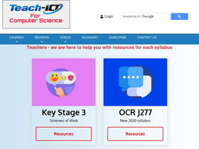 'teach-ict.com' screenshot