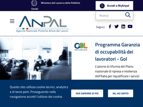 'anpal.gov.it' screenshot