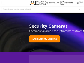 'a1securitycameras.com' screenshot