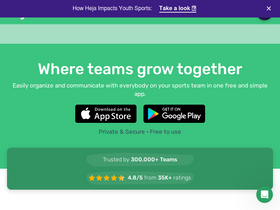 'heja.io' screenshot