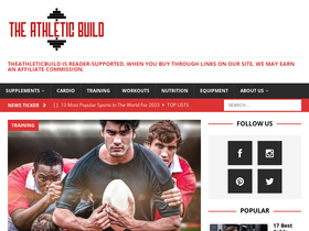'theathleticbuild.com' screenshot