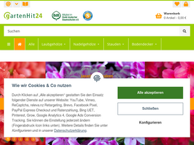 'gartenhit24.de' screenshot