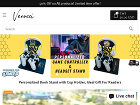 venocci.com homepage screenshot