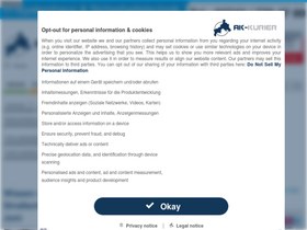 'ak-kurier.de' screenshot