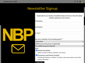 'nextbestpicture.com' screenshot