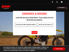 'smkhelmets.com' screenshot