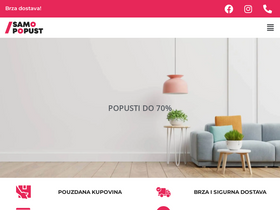 'samopopust.com' screenshot