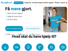 'handyhand.dk' screenshot