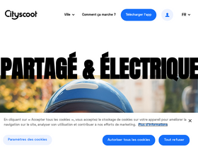 'cityscoot.eu' screenshot