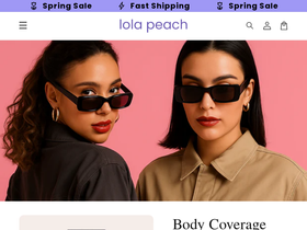 lolapeach.com homepage screenshot