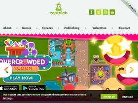 'zeptolab.com' screenshot