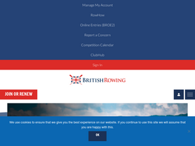 'clubmanagement.britishrowing.org' screenshot