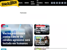 'sonoticiaboa.com.br' screenshot