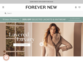 'forevernew.co.nz' screenshot