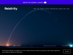 'relativityspace.com' screenshot