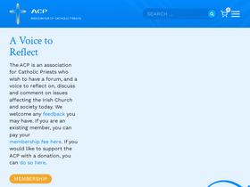 'associationofcatholicpriests.ie' screenshot