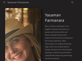 yasaman.art homepage screenshot