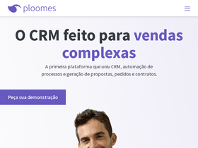 'ploomes.com' screenshot