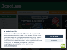 'jakt.se' screenshot