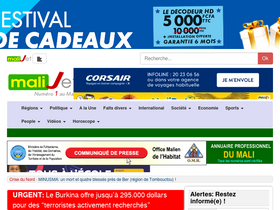 'malijet.com' screenshot