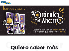 'sabermassermas.com' screenshot