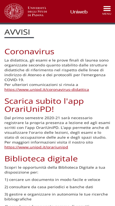 uniweb.unipd.it