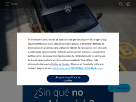 'volkswagen.es' screenshot