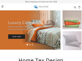 hometexdesign.com homepage screenshot