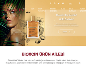 'bioxcin.com.tr' screenshot