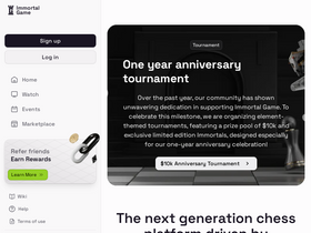 'immortal.game' screenshot