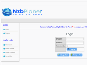 'nzbplanet.net' screenshot