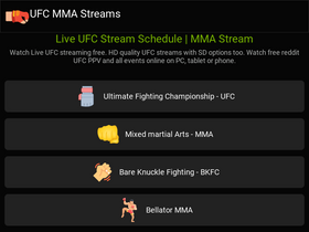 Free cheap mma streams