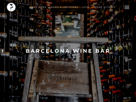 'barcelonawinebar.com' screenshot