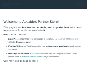 'aceabledriving.com' screenshot