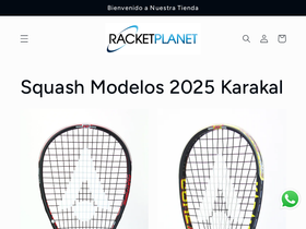 racketplanet.com.mx homepage screenshot
