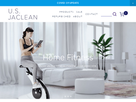 US Jaclean homepage screenshot