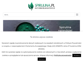 'spirulina.pl' screenshot