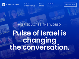 'pulseofisrael.com' screenshot