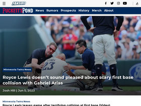 'puckettspond.com' screenshot