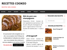 'recettecookeo.net' screenshot
