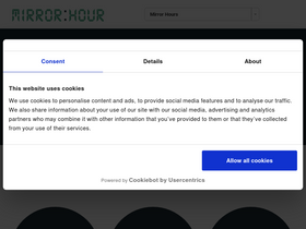 'mirrorhour.com' screenshot