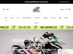 ropelacesupply.com homepage screenshot