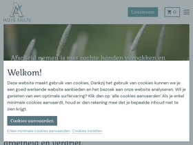'huis-arijs.be' screenshot