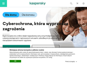'kaspersky.com.pl' screenshot