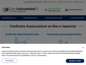 'cercassicurazioni.it' screenshot